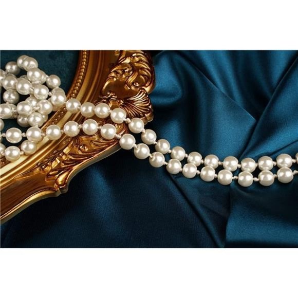 Pearl Necklace, Cream Color - Picture 4 of 6